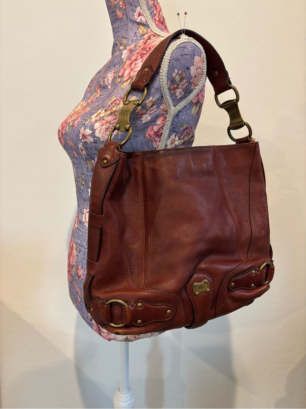 Michael Kors 2008 leather hobo shoulder bag